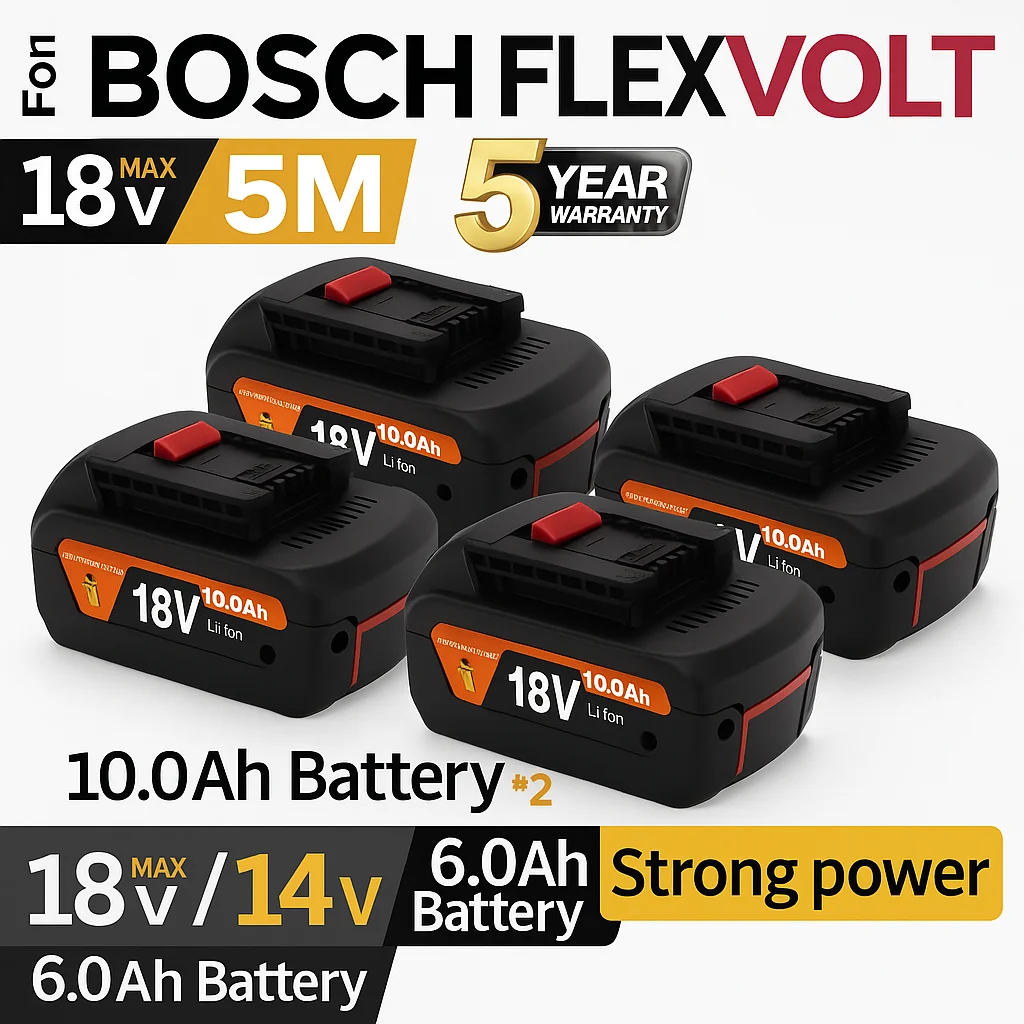 

18V For Bosch ProCORE Premium Series Replacement Battery New Battery Cell Suitable for BOSCH BAT609, BAT618, GBA18V8 8.0Ah
