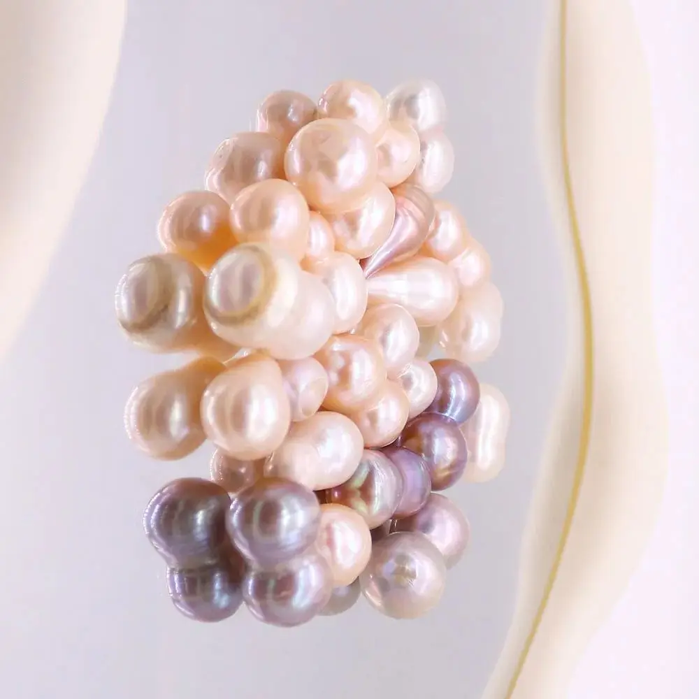 

Irregular Natural Freshwater Pearl Beads Multicolor Nonporous Pearl Loose Bead Handmade Jewelry Accessory Random 5 Pcs Supply