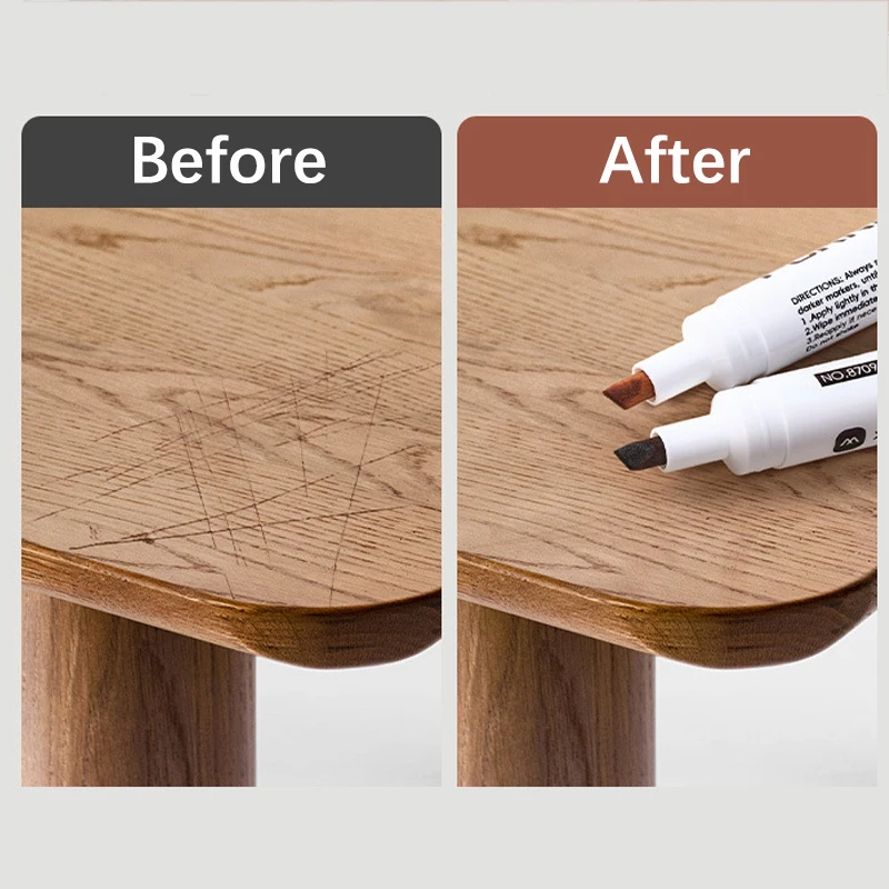 Creative Furniture Repair Pens Multicolour Wood Scratch Paint Peeling Restoration Kit Patch Paint Tools Large-Capacity Marker