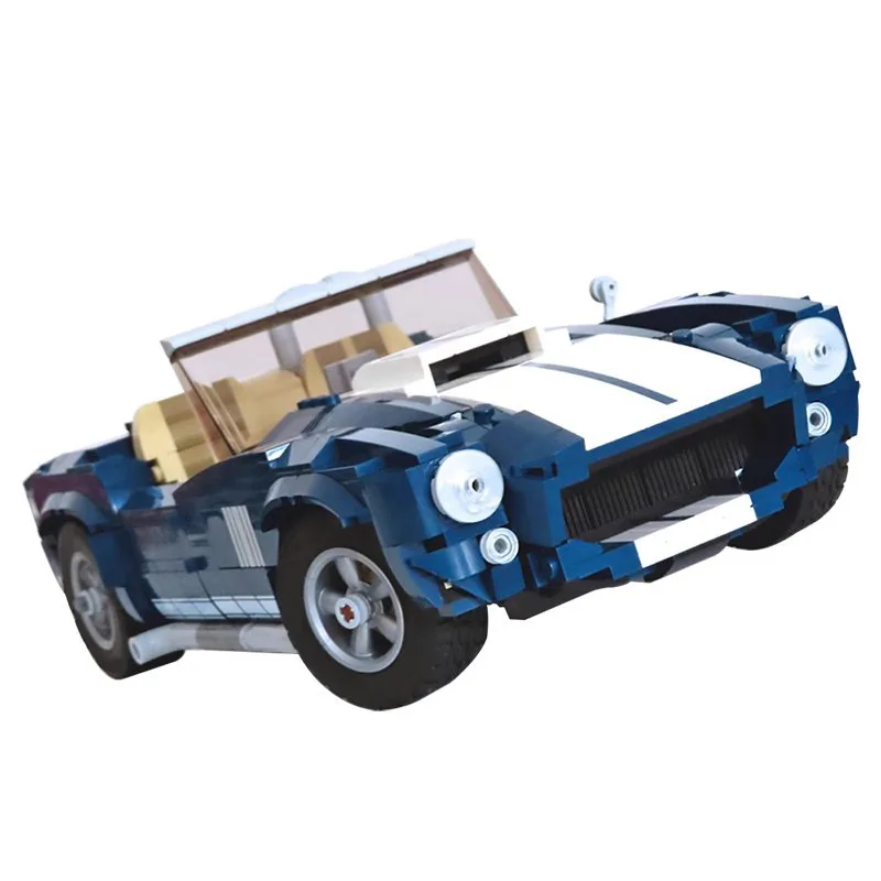 

MOC AC Shelby Cobraed Roadster скоростные чемпионы, спортивные автомобили, строительные блоки, набор кирпичей, детские игрушки, подарки для мальчиков и девочек