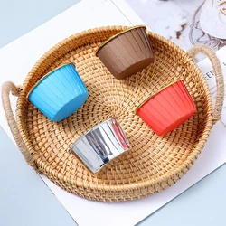 50 PCS/Pack 6 Colors Muffin Cupcake Liner Cake Wrappers Baking Cup Tray Case Cake Paper Cups Pastry Tools Party Supplies
