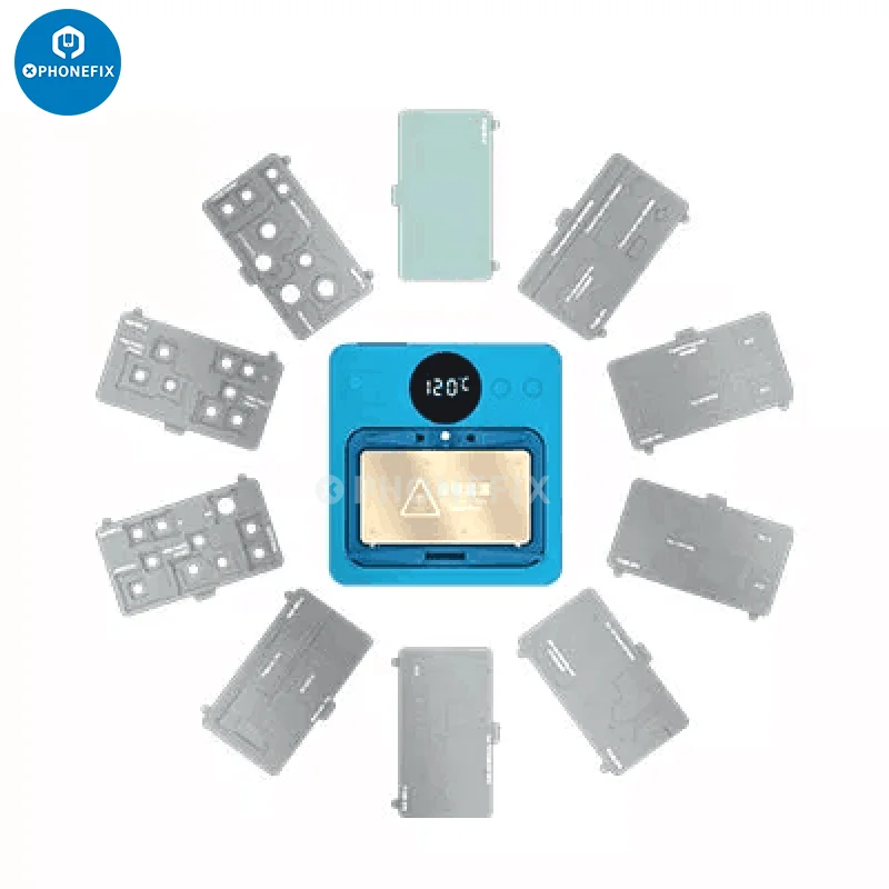 Placa base SS-T12A X3 para iPhone X, XS, 11, 12, 13, 14, plataforma de calentamiento de identificación facial en capas, CPU, placa base de nivel medio, Kit de desoldadura