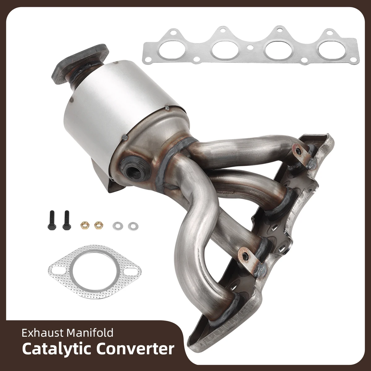 

Exhaust system for 2012-2017 Hyundai Veloster Accent 1.6L Manifold Catalytic Converter