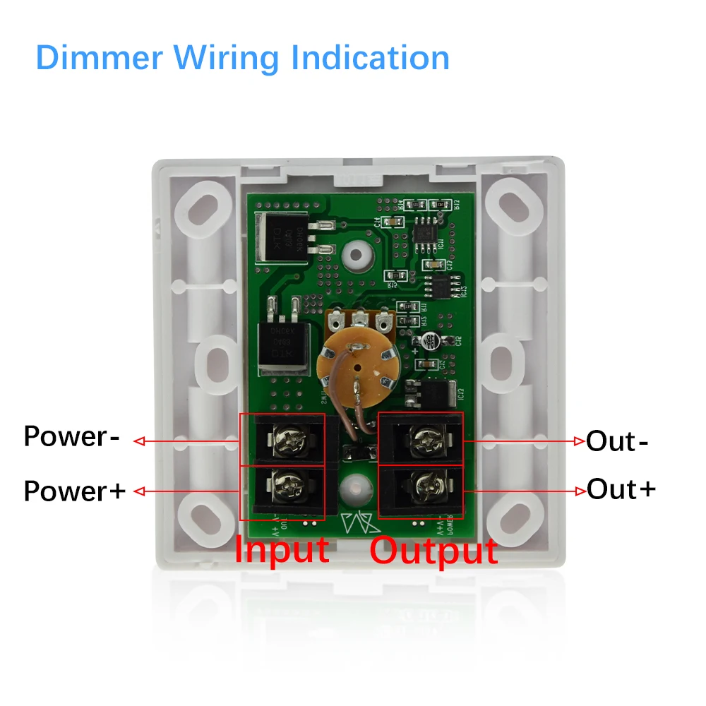 DC12V 24V 30A LED Dimmer Adjustable Switch Brightness panel controller Dimmers For Dimmable 5050 5630 led strip Light