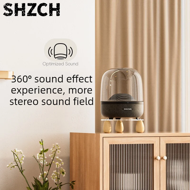 Acrylic Anti-Vibration Speaker Stand Shockproof Audio Bracket Desktop Holder for HiFi Stereo Home Theater Sound Device Support