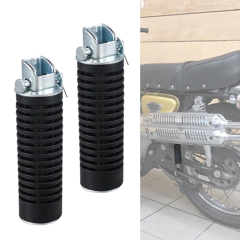 Motorcycle Footpegs Footrest for Honda CB350/Super Sport 68-73 CL350 68-73 CL450 67-74 CB550F Super Sport 75-77 CB500 Four 71-73