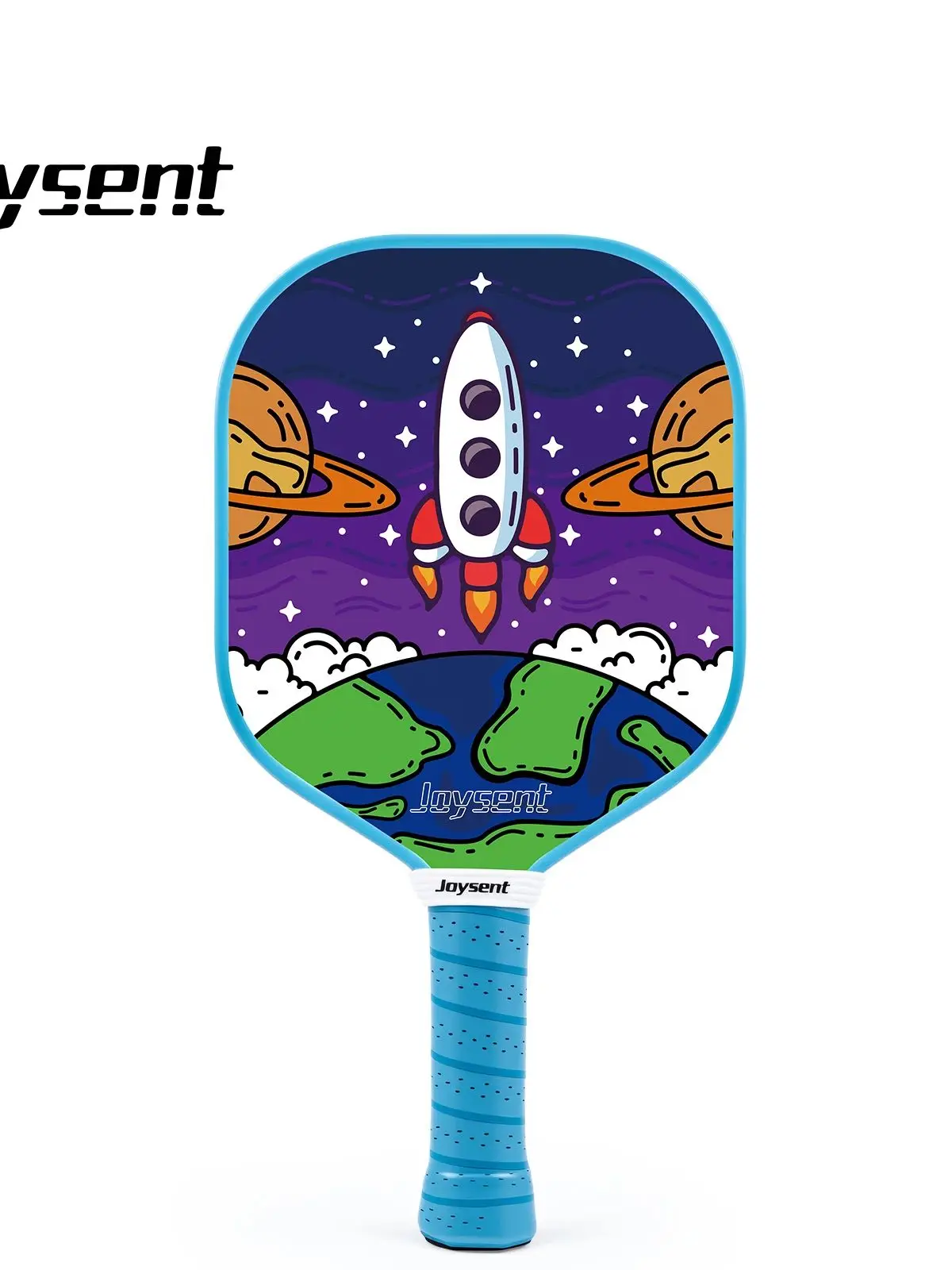 

Children Pickleball Paddle T300 Carbon Fiber Control PP Honeycomb 14mm Beginner Lightweight Kids Rackets Gifts Space Adventure