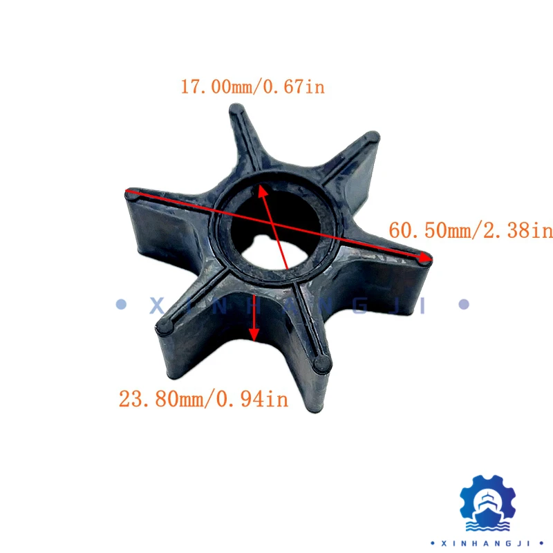 

353-65021-0 IMPELLER, WATER PUMP For TOHATSU Outboard Motor 2-stroke 50/60/70HP ，353-65021
