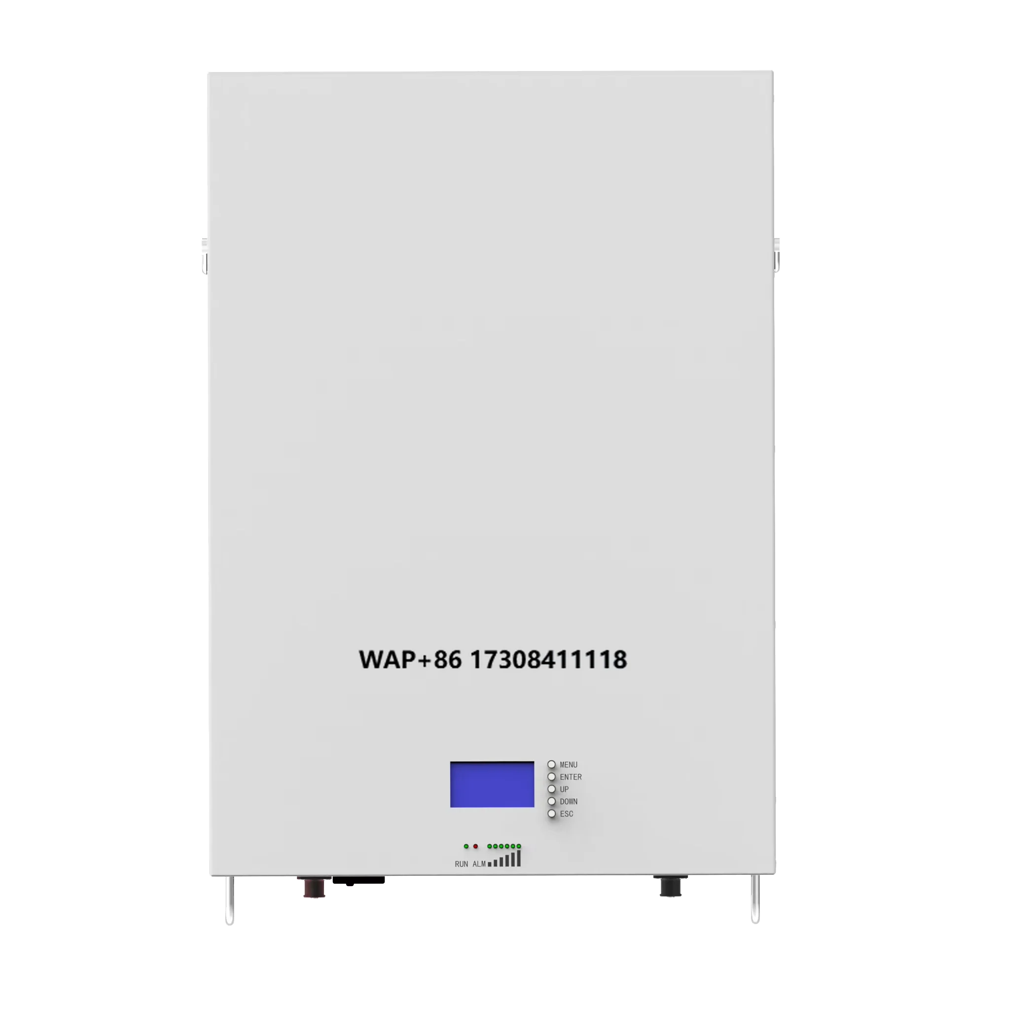48V 200AH Lithium Solar Battery Storage System Wall-Mounted IP65 Protection CAN Communication Port Hybrid Grid Home