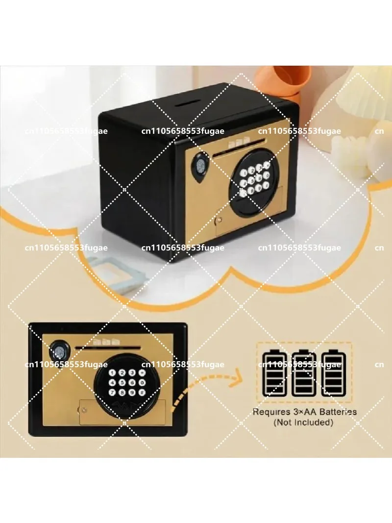 Fingerprint Password Piggy Bank Money Box, Electric Coin Saving Safe Machine for Kids, Digital Money Organizer Gift