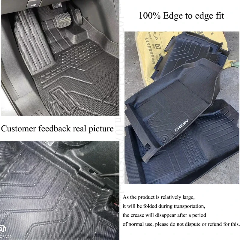 New Style TPE Car Floor Mat For Chery Jetour T2 2024 Accessories Waterproof Dirt Resistant Floor Liner Pet Mat Easy To Clean