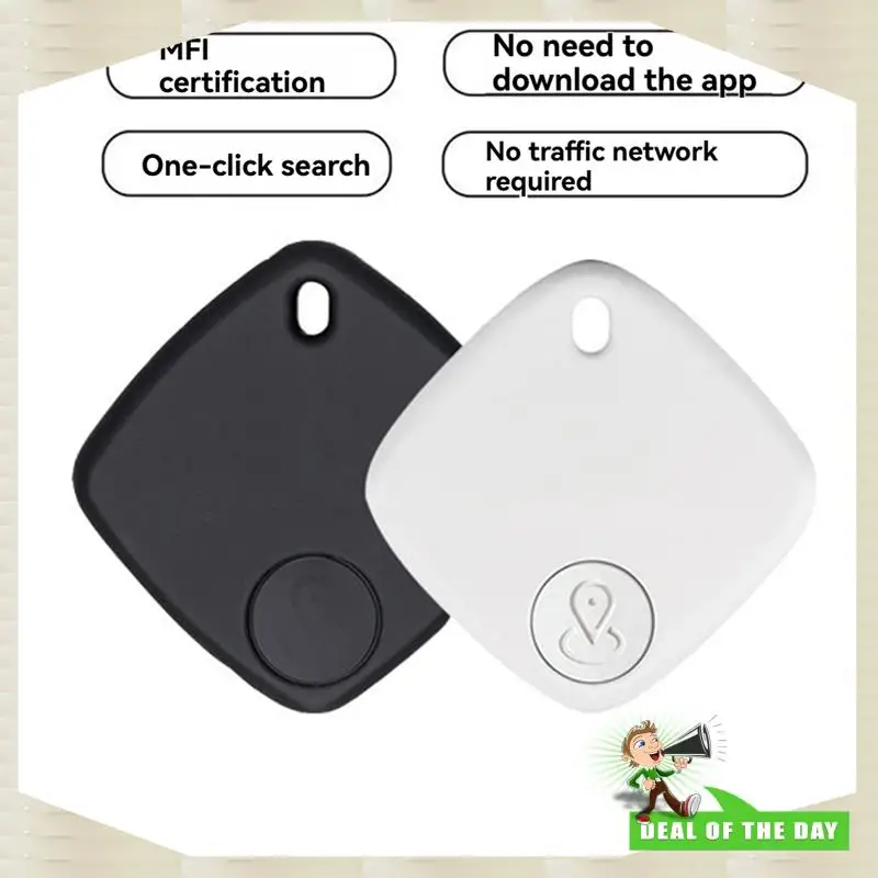 Consegna in 24 ore Mini Smart GPS Tracker 3 pezzi Localizzazione ad alta precisione per Iphone Trova la mia app, Key Finder Position Re