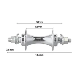 Durables High Quality 1pc 36 Hole Bike Hub Bicycle Kits Front Drum 270g Front 100MM Rear 130MM Rear Drum 340g For Bikes