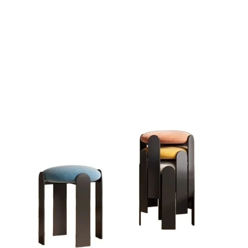

Household small round stool Durable bedroom makeup stool