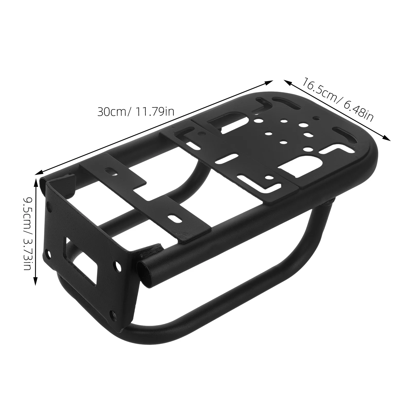 رف خلفي قوي للدراجات الكهربائية، حامل صندوق قابل للتعديل مع قفل أمان لحقائب التسوق والأمتعة والاستخدام اليومي #2
