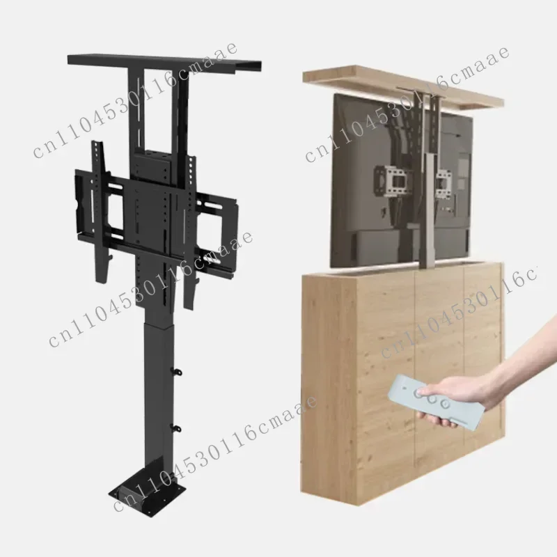 

Electric hidden TV cabinet lift, electric height adjustable TV stand installation height 32-70 inches, with remote control