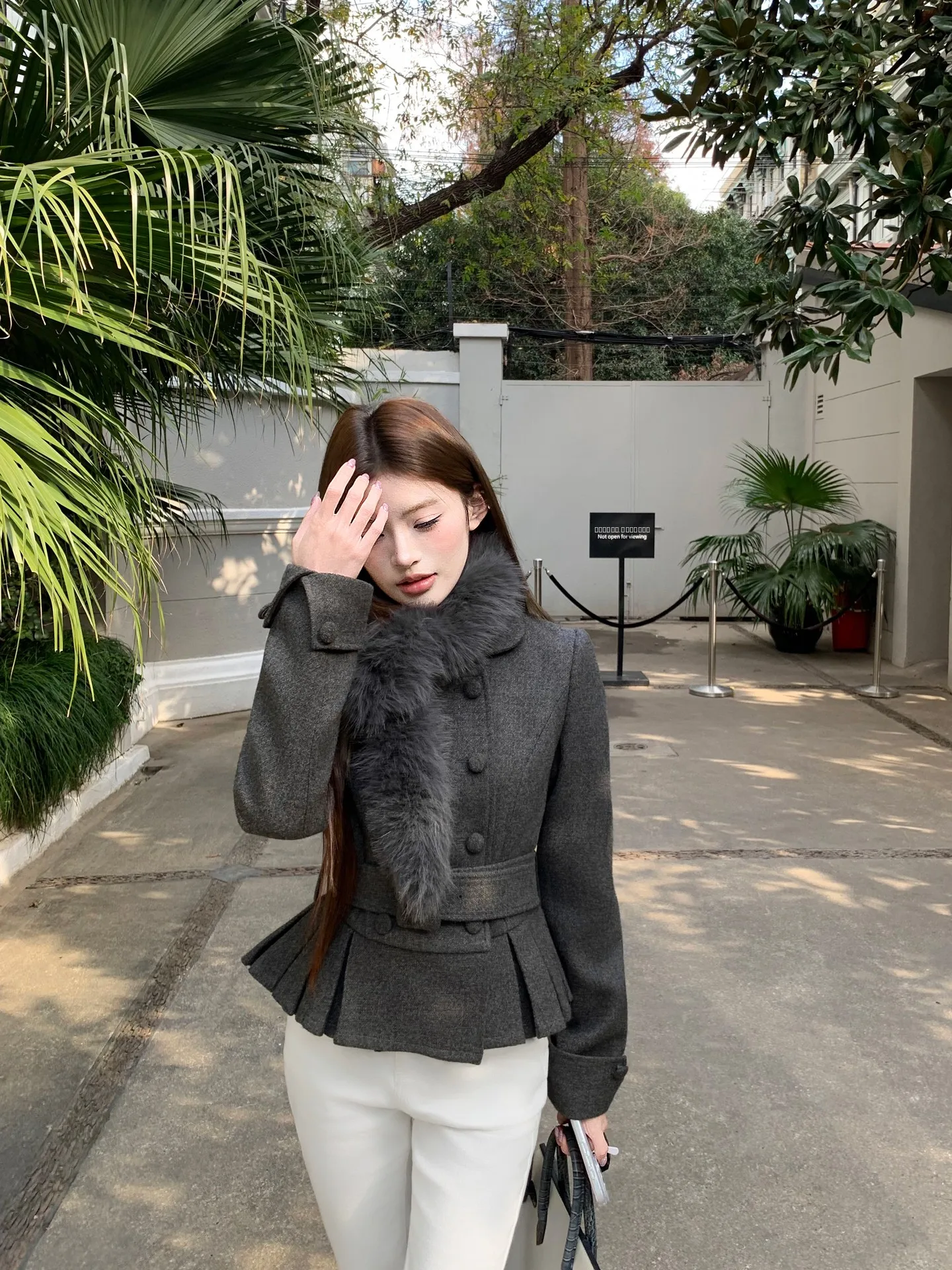 

ey ort Woolen Coat for Women Autumn Winter Faion Casual Loose Fit Warm mid Waist Double Breasted No Hat Earth Store