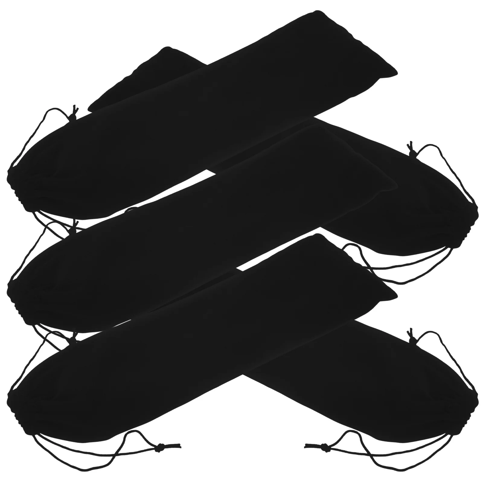 

5Pcs Flat Iron Storage Pouch Strong Wear-Resistant Material Easy Open Close for Curling Wand Travel Convenient Carry Bag Case