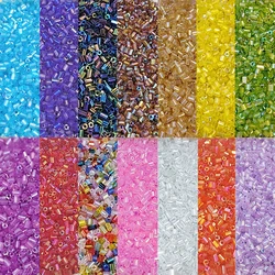 12-15g/Bag about 1000pcs Tube Beads 2*3mm DIY Glass Beads for Craft  Jewelry findings Sewing Garment Accessories