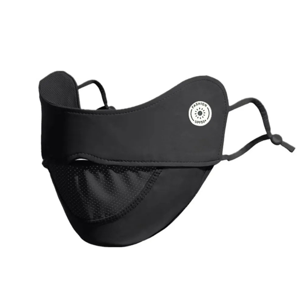 New Breathable Ice Silk Mask Washable Dustproof Sunscreen Mask Anti-UV Riding Face Mask Four Seasons