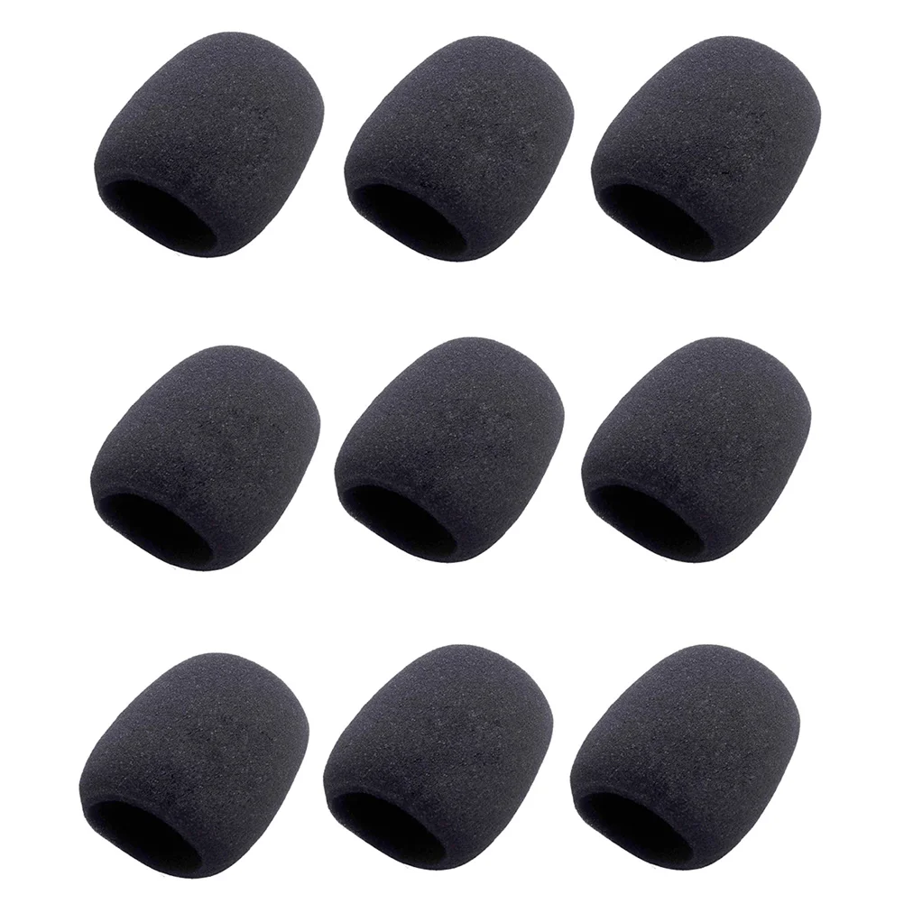 

9pcs EVA Microphone Cover Noise-proof Windscreens Disposable Sponge Karaoke Dust Protector Mic Cushion KTV Supplies