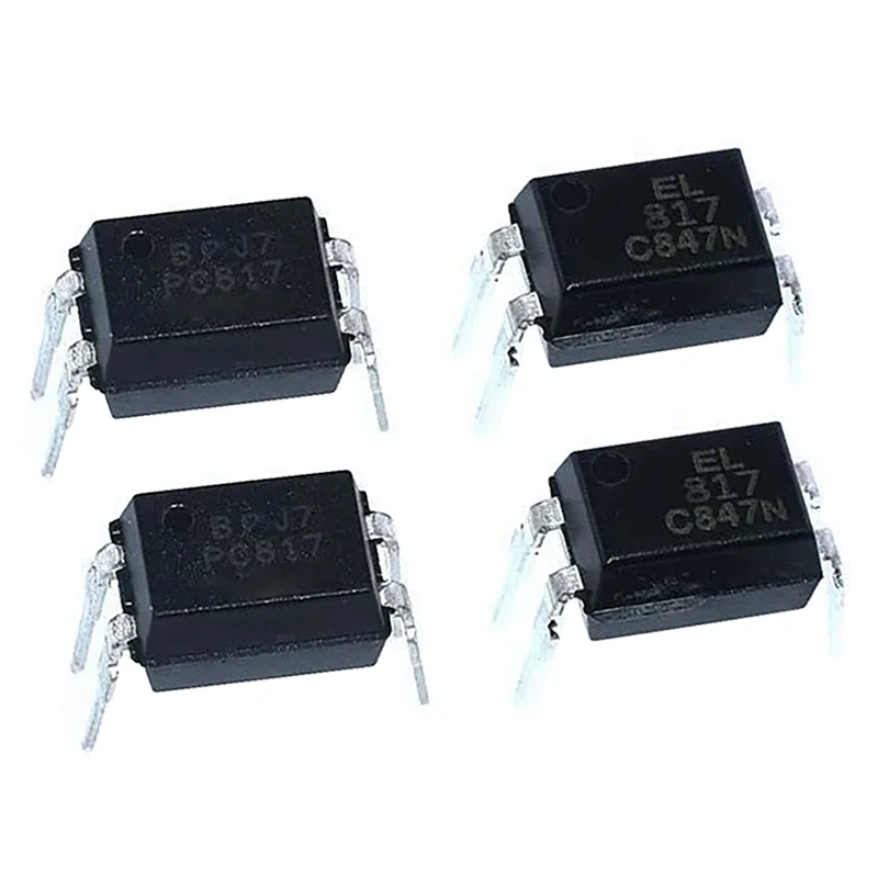 50PCS PC817C DIP4 IC Optocoupler Chip EL817A EL817B EL817C PC817A PC817B EL817 PC817 DIP