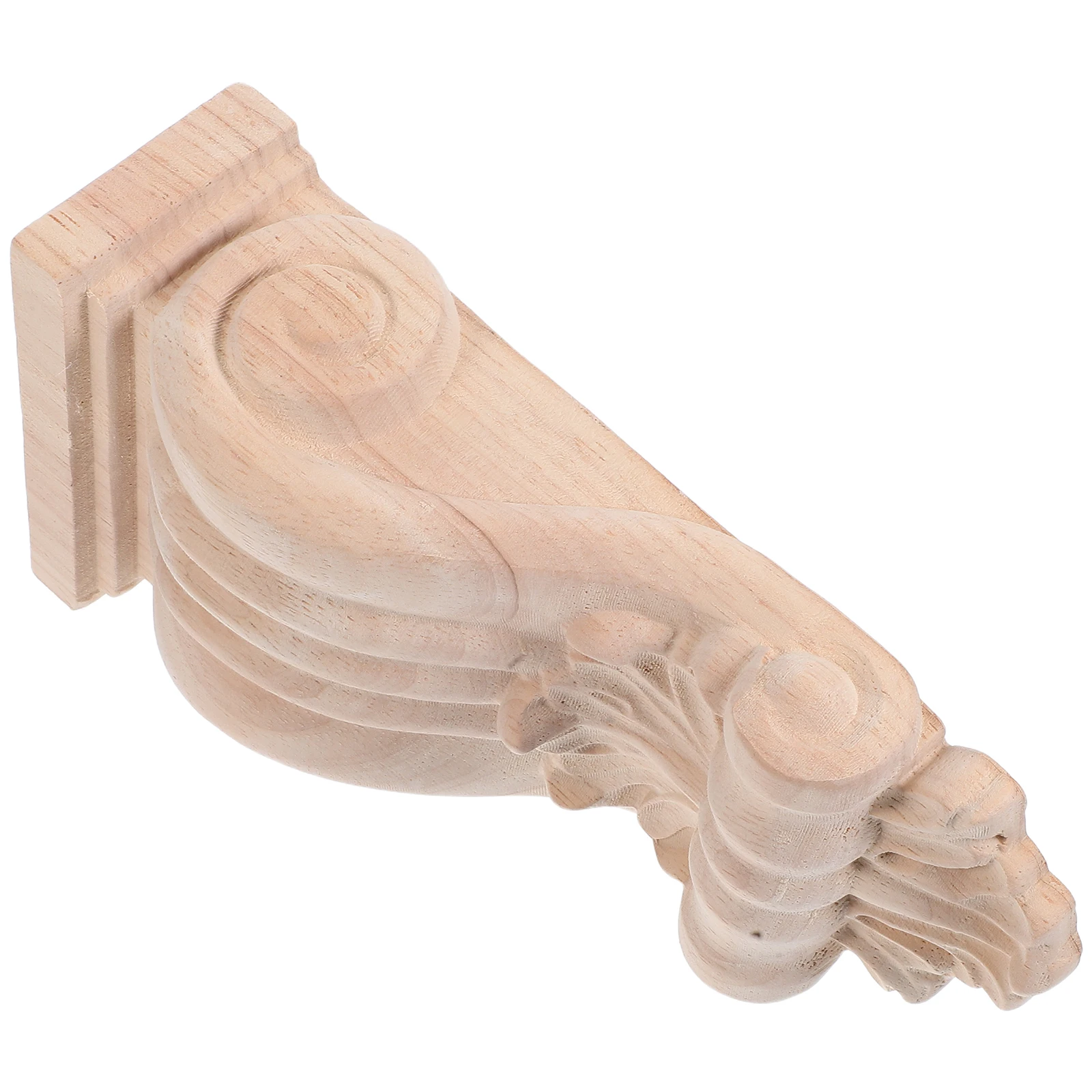 

European Wood Carving Decoration Embellishments Shelf Decorative Corbels Wooden Door Corner Furniture Appliques