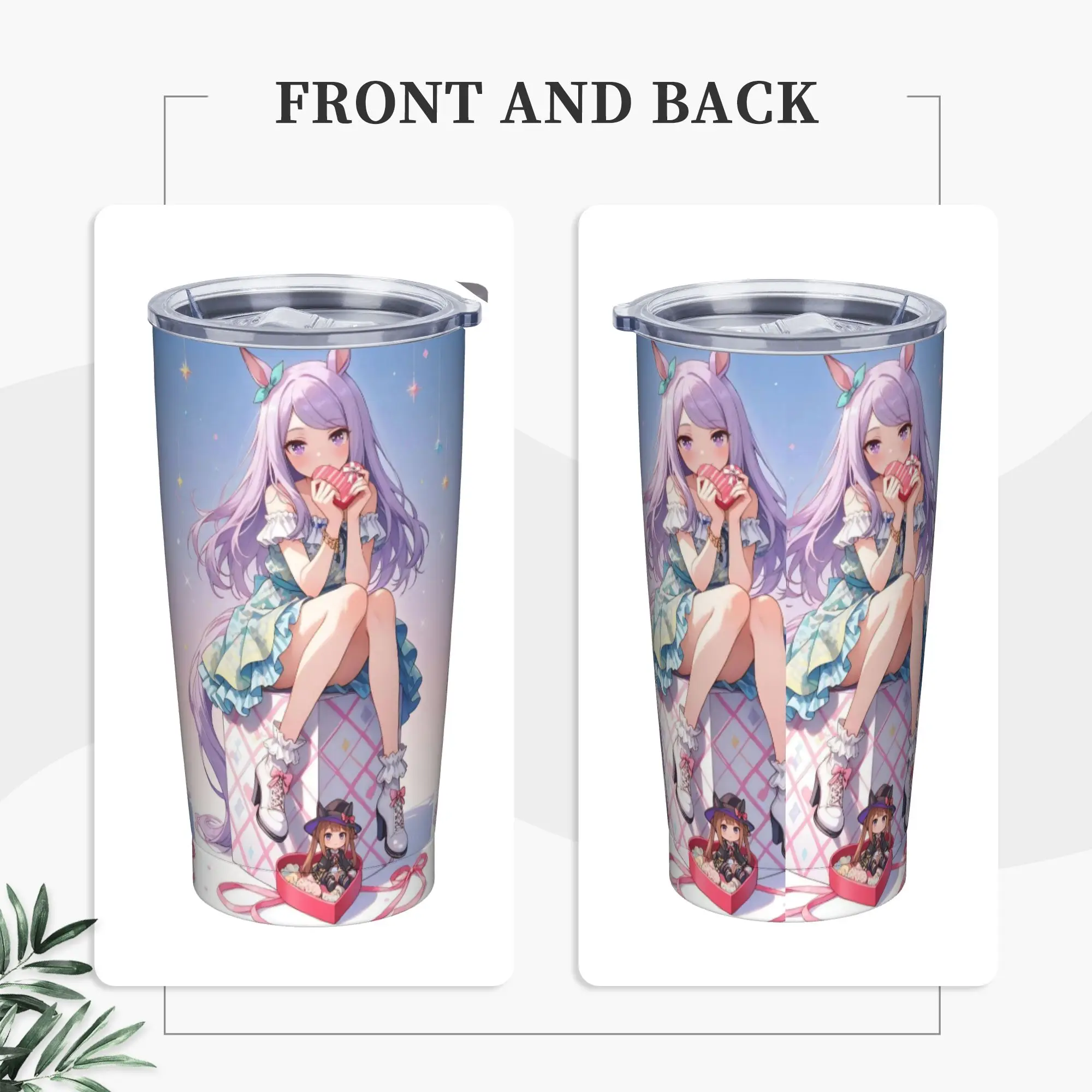 Stainless Steel Tumbler Umamusume Pretty Derby Mejiro Thermal Cups  Insulated Cold and Hot Mugs Cup Travel Water Bottle