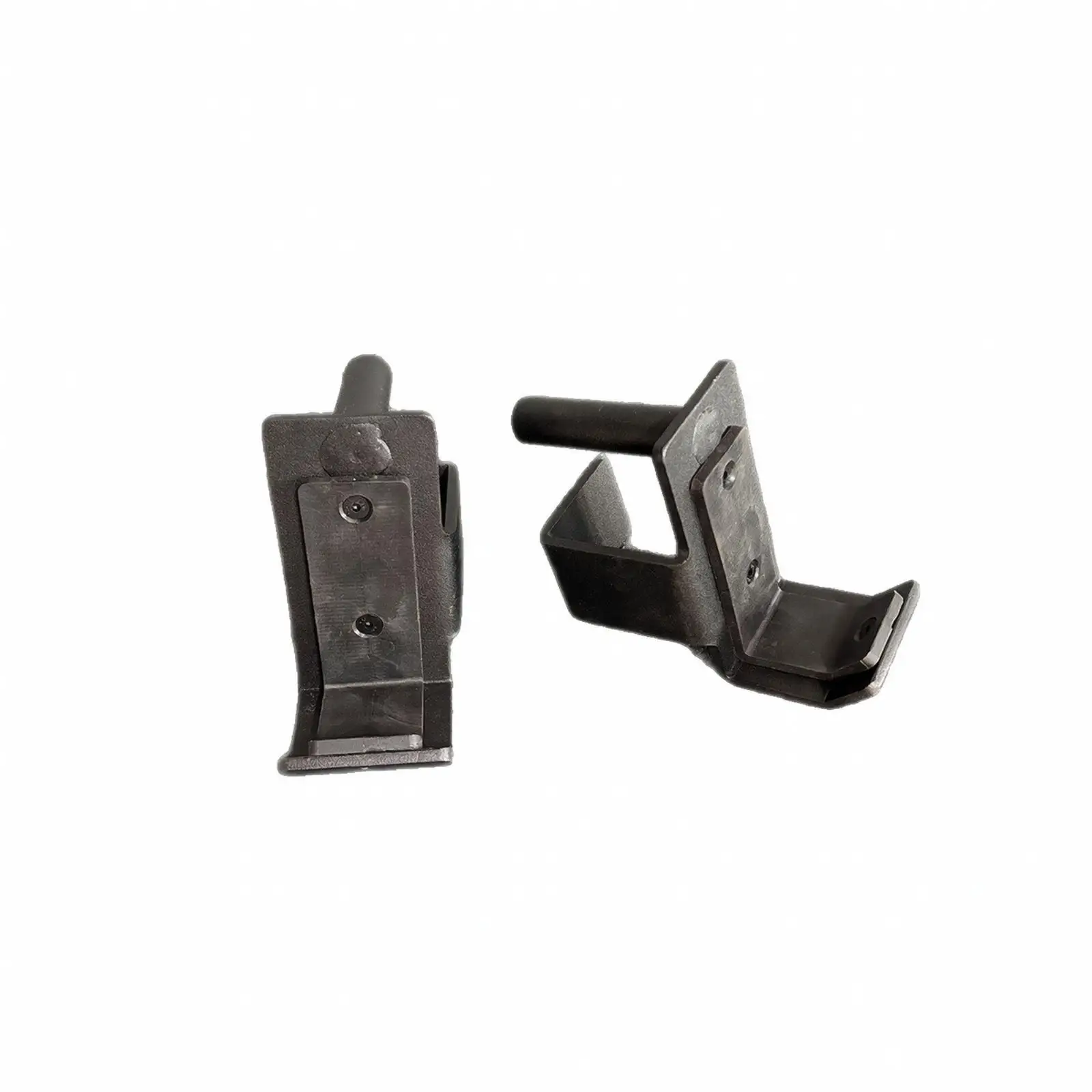 Reliable Barbell Safety Hook for Heavy Lifting Rack with Round Locating Pin and Grip Coating
