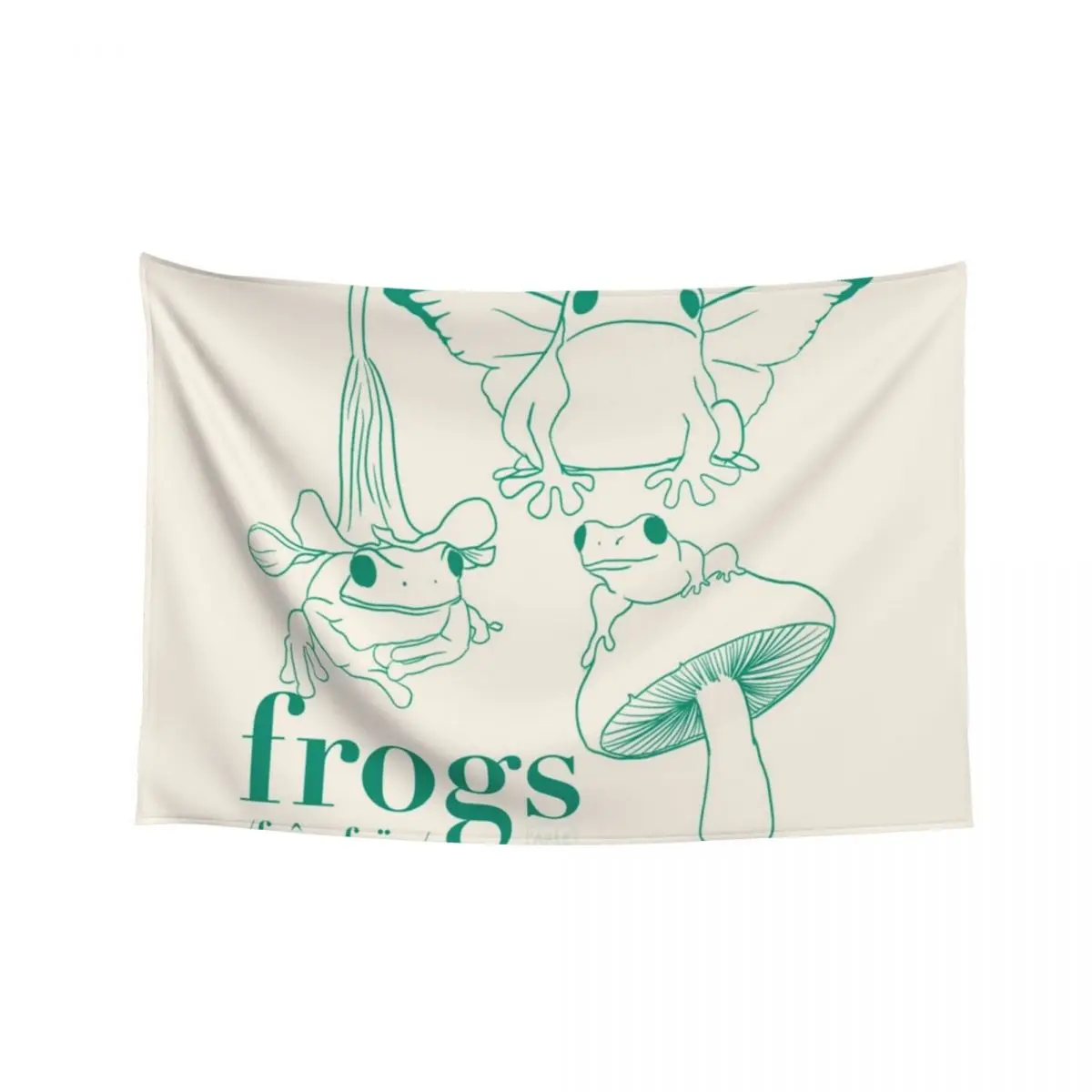 

Frogs Tapestry Bathroom Decor Bedroom Decorations Funny Aesthetic Decoration Tapestry