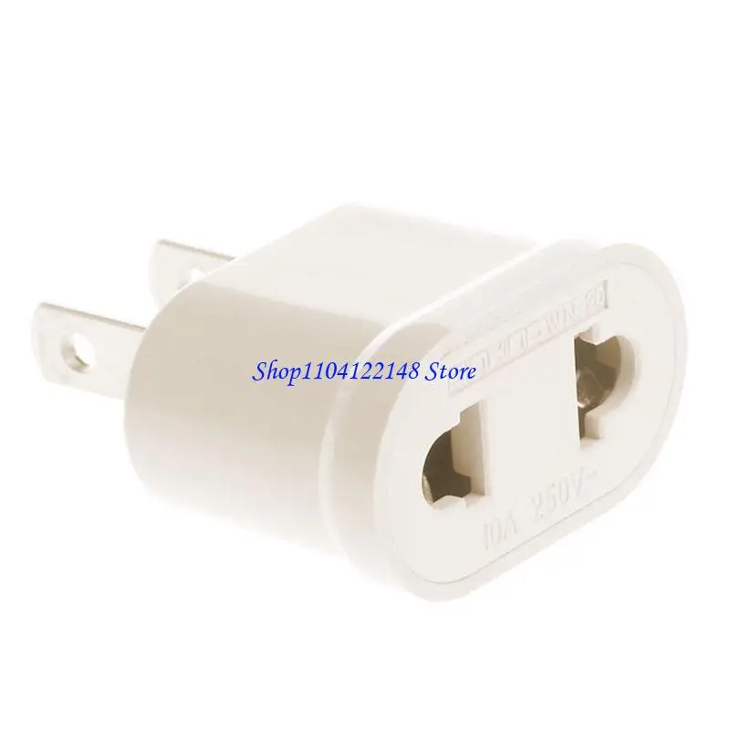 P9FA EU Euro Plug Adapter US to EU European Travel Adapter Electric EU Plug Adapter Converter Power Sockets AC Adapter