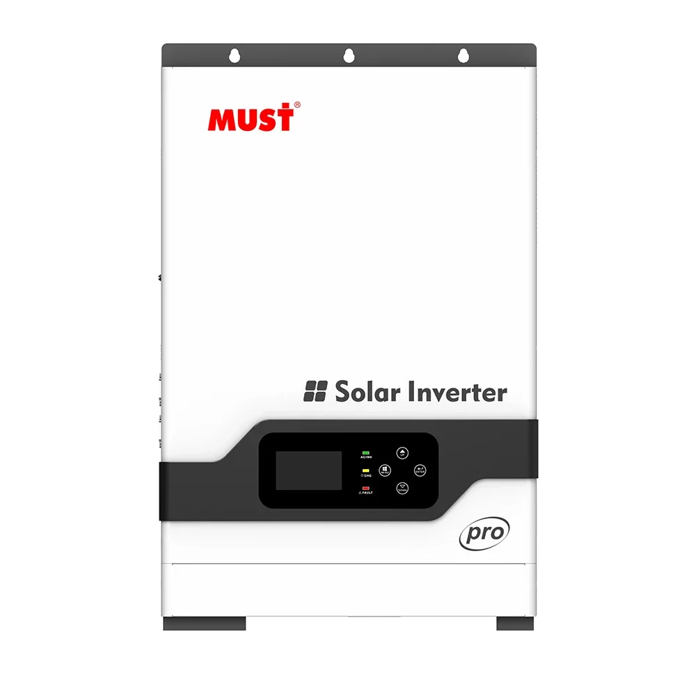 Must Off Grid Solar Inverter PV18VPM 24V 48V 3KW Mppt WIFI Charge Controller Hybrid Inverter for solar home usage