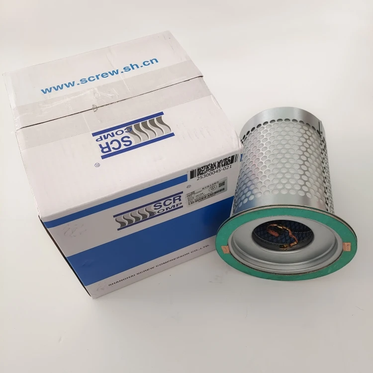 SCR20A Skolo عنصر مرشح فاصل الزيت الدقيق 25300045-021 ضمان ما بعد البيع الأصلي
