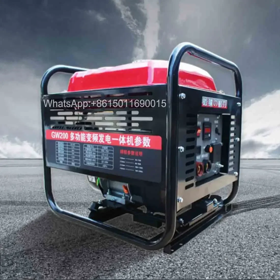 4kw diesel electric welding machine dual purpose all in one generator AC 220V small outdoor portable
