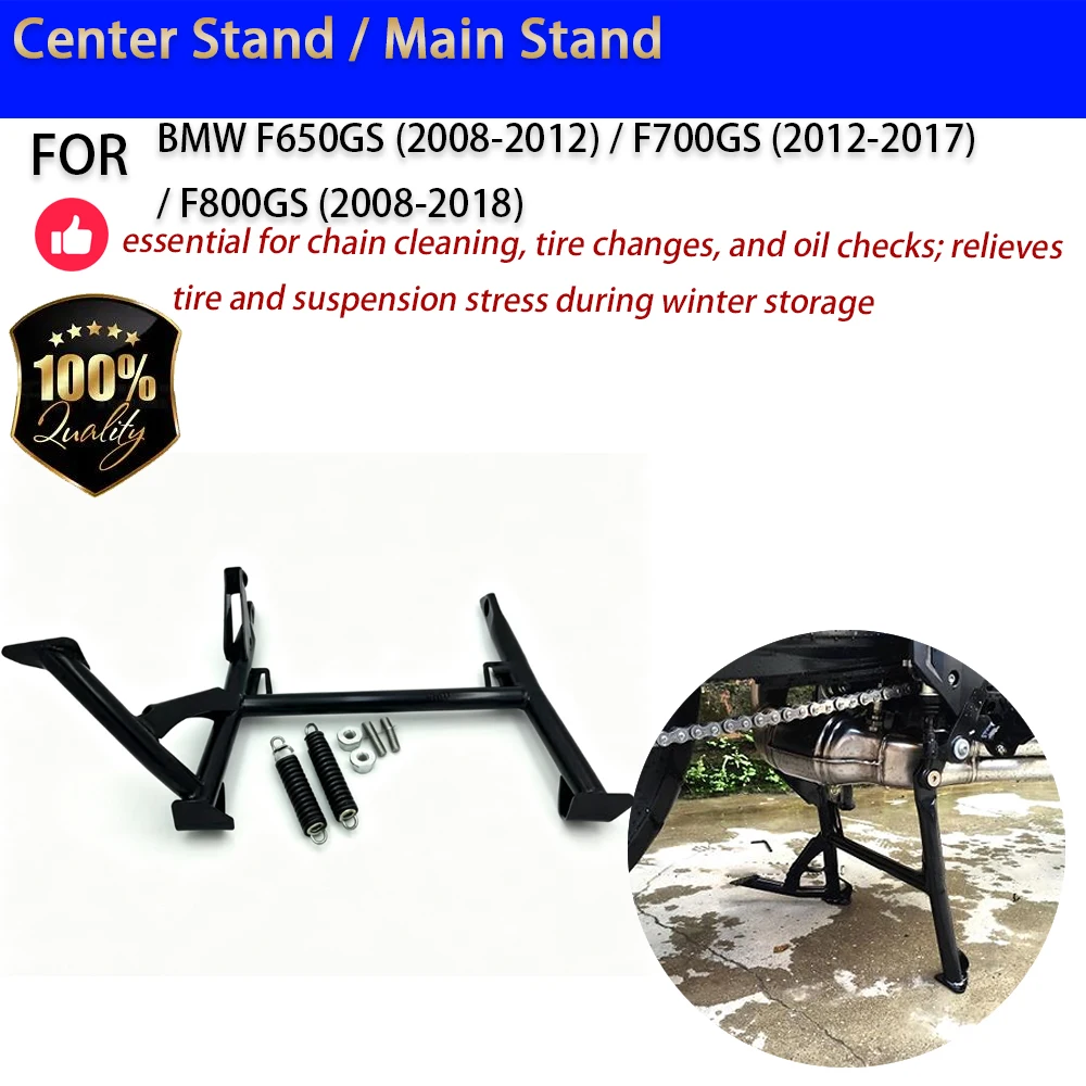 For BMW F650GS F700GS F800GS Center Stand Main Stand 2008-2018 No-Drill Accesorios Moto