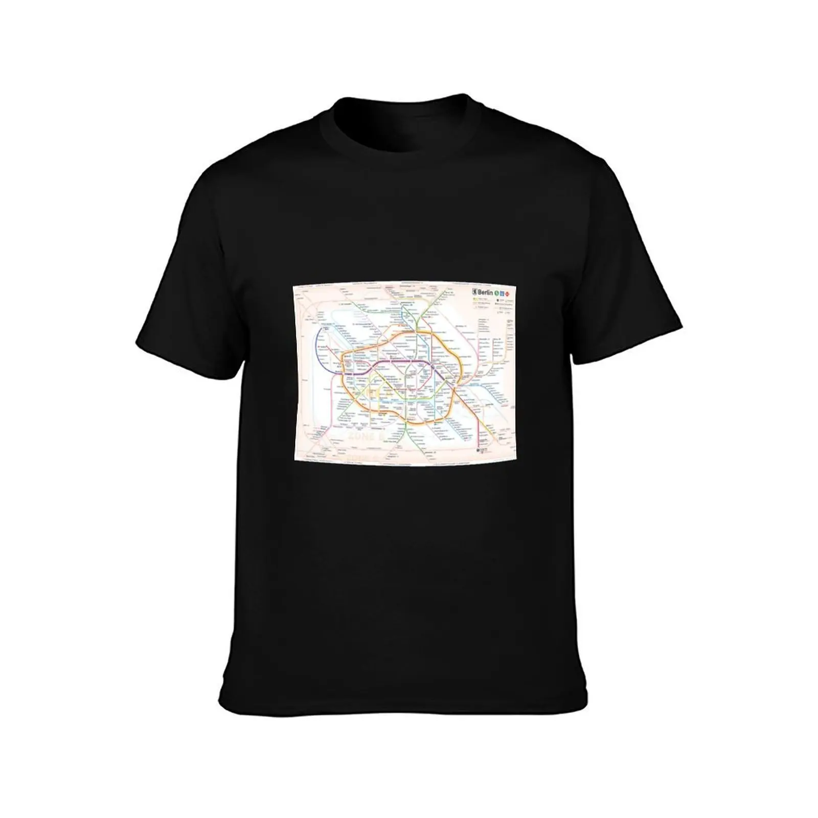 New Berlin rapid transit route map (April 21, 2023) T-Shirt Casual Soft Cotton Short Sleeve Tee