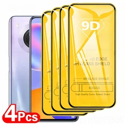 4PCS Screen Protector For Huawei Y9A Y9 Prime Y9S Y9 Y7P Y7A Y7 Y6 Pro 9D Protective Glass For Huawei Y7 Y6 Y5 Prime Y6S Cover