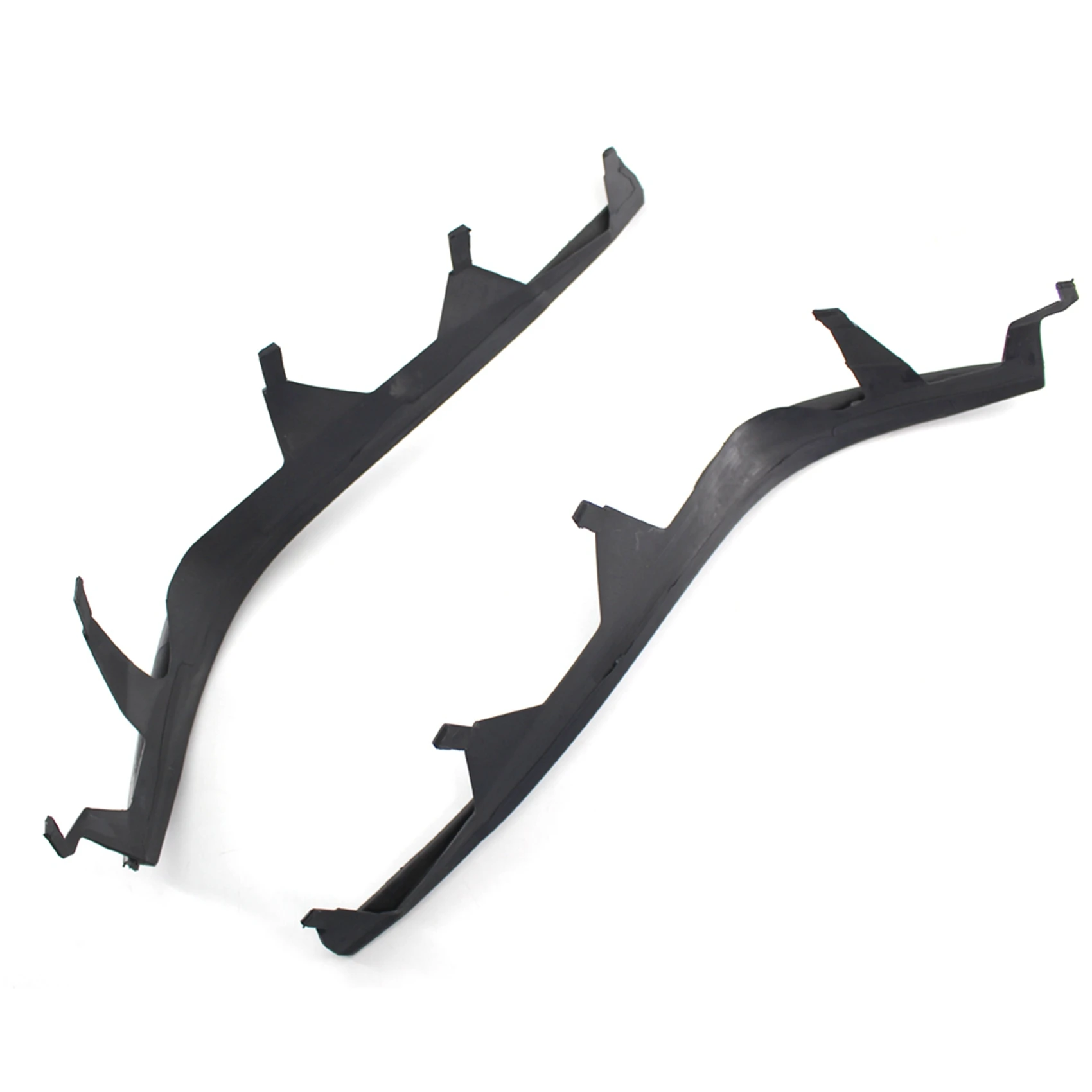 2Pair Front Upper Headlight Cover Strip Set Trims Headlight Sealing Strip & Gasket For BMW E46 4 Door 325I 2002-2005 - Image 3