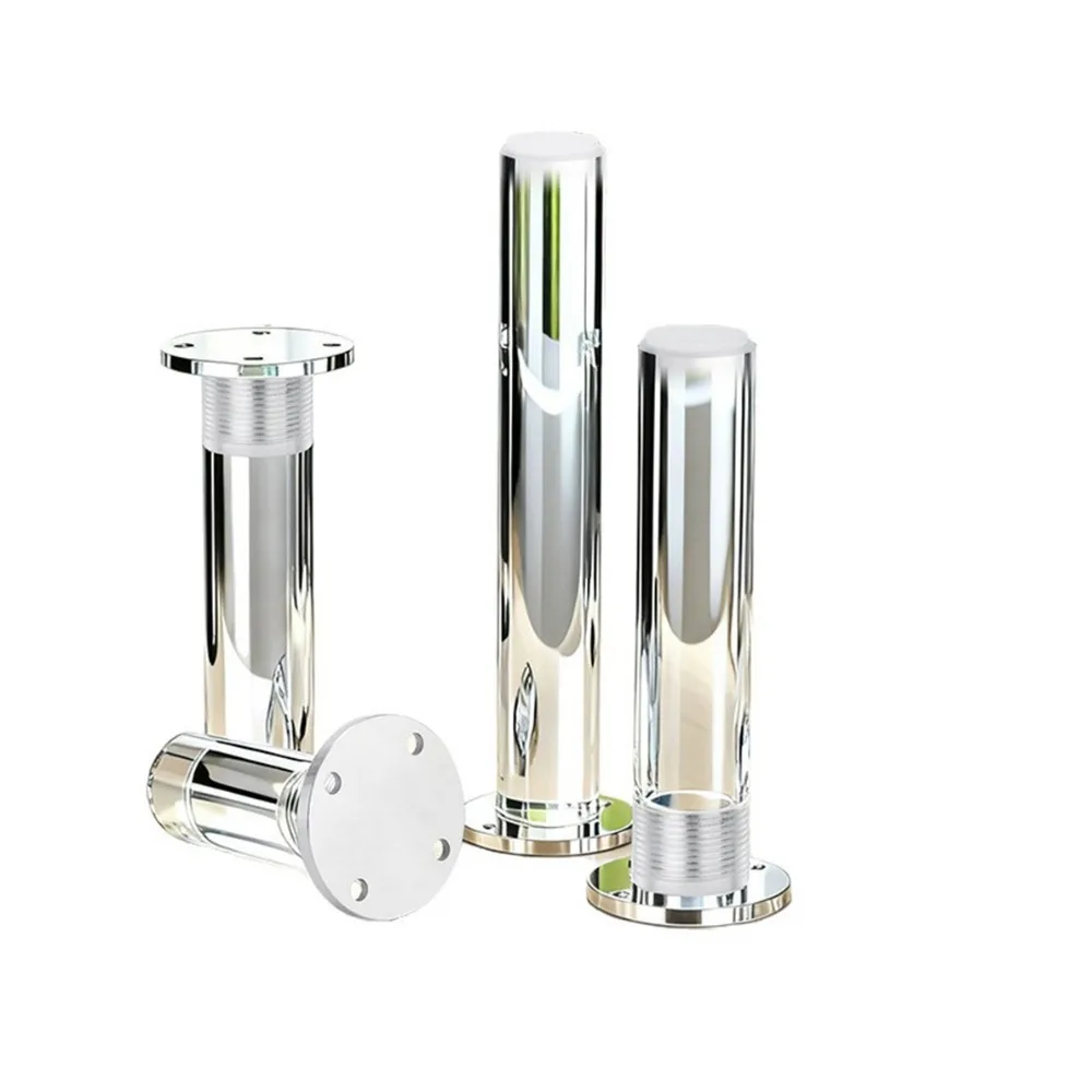 Bathroom Vanity Modern Raise Feet Transparent Acrylic Adjustable Supporting Foot TV Stand Suspended Supporting Leg