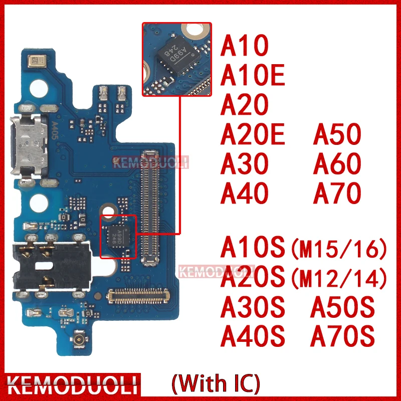 Usb Dock Charger Port for Samsung Galaxy A10E A20E A30 A40 A50 A60 70 A10S A20S A30S A40S A50S A70S Charging Board Module