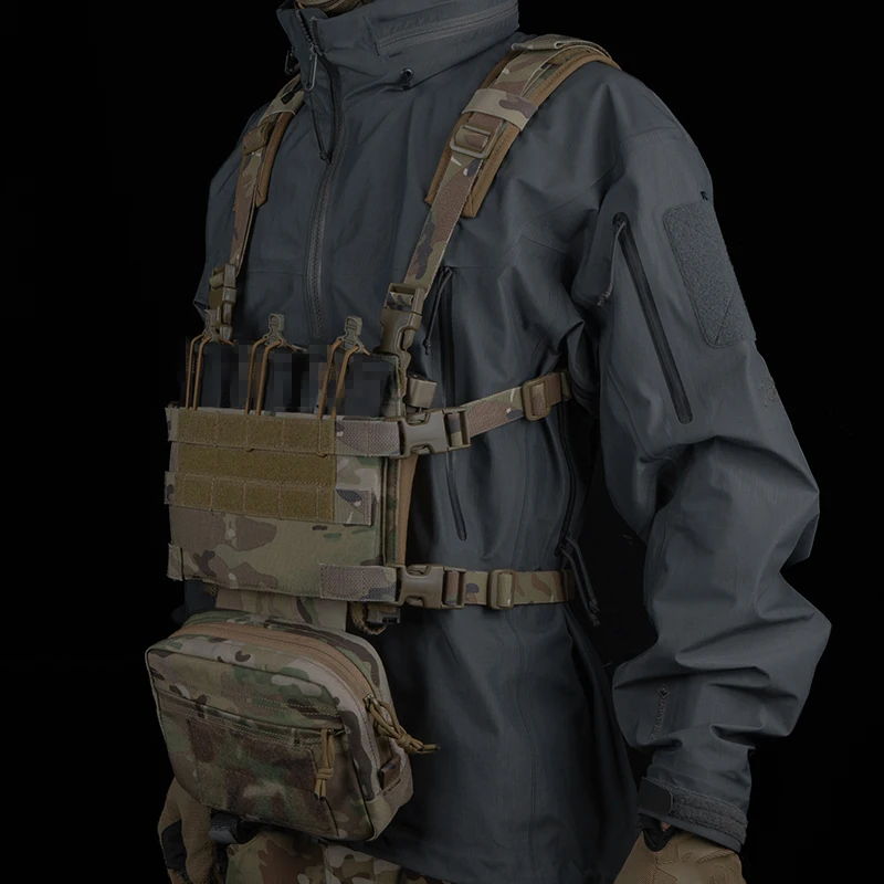

Quick Rrelease R Series Chest Rig Can Store 6 Pcs 5.56 Mag and Protective Panel for Hunting Accessories