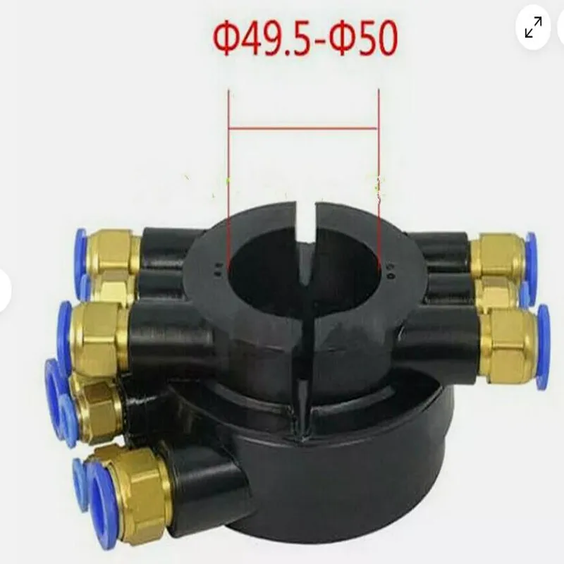 

Tyre Tire Dismantling Changer Machine Ten Way Valve Rotary Coupler Air Distribution Quick Air Valve Nylon Connecting 8/10/12mm