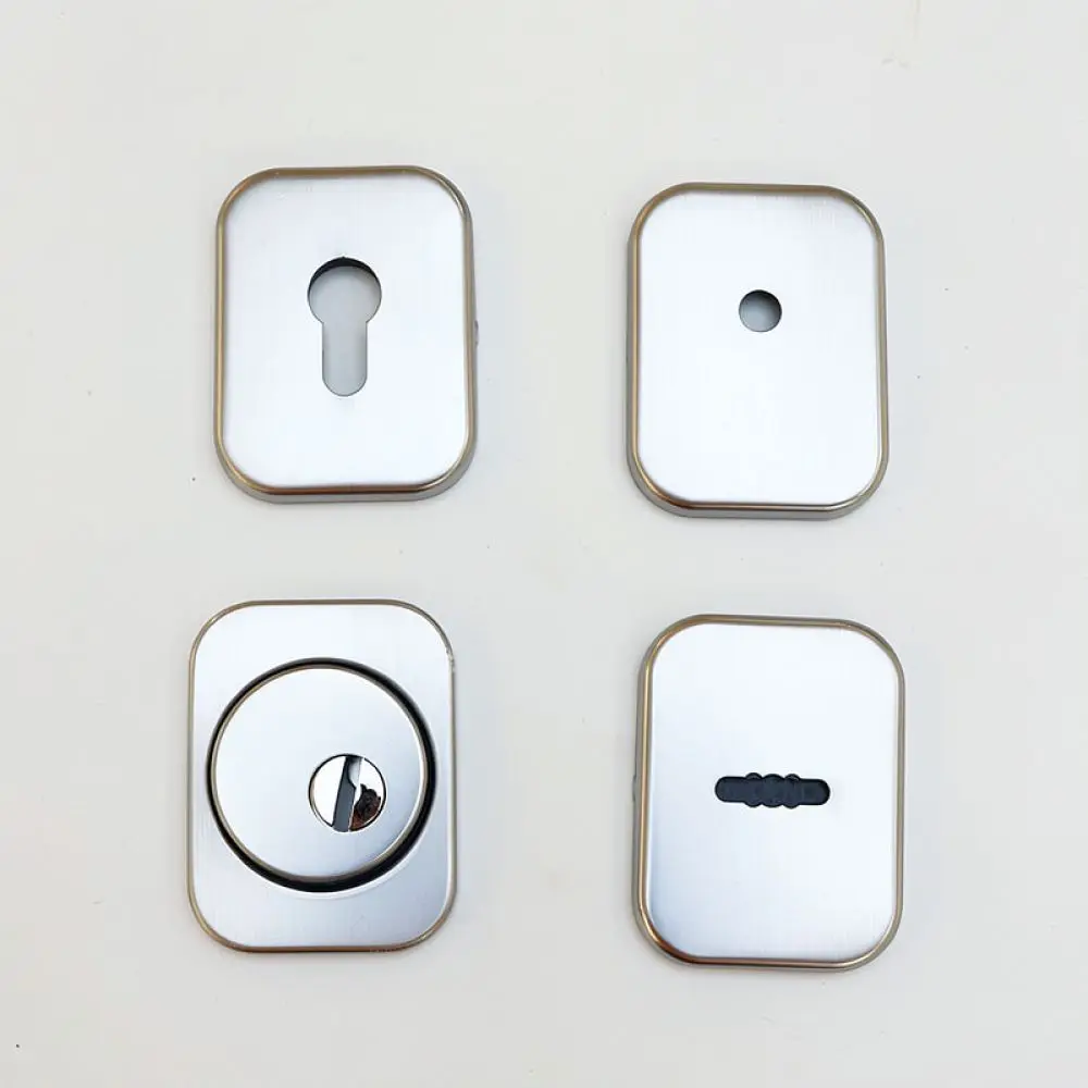 Stainless Steel Security Lock Core Guard For Jingyuan Smart Door Anti Theft Cylinder Protective Shield Hardware Accessory