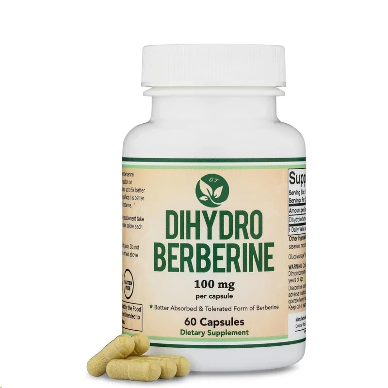 

Добавка Dihydroberine 100 мг, 60 капсул (Супермаленькая асшарковая кислота Glucovantage) Вегетарианская