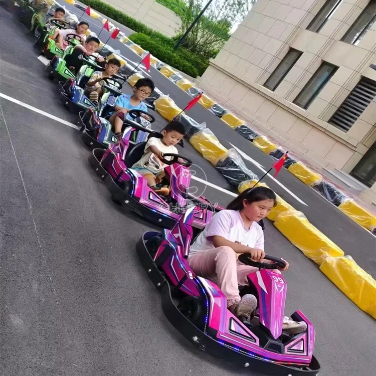 New Style Amusement Park Electric Karting Battery Racing Go Kart for Children and Adults for Sales