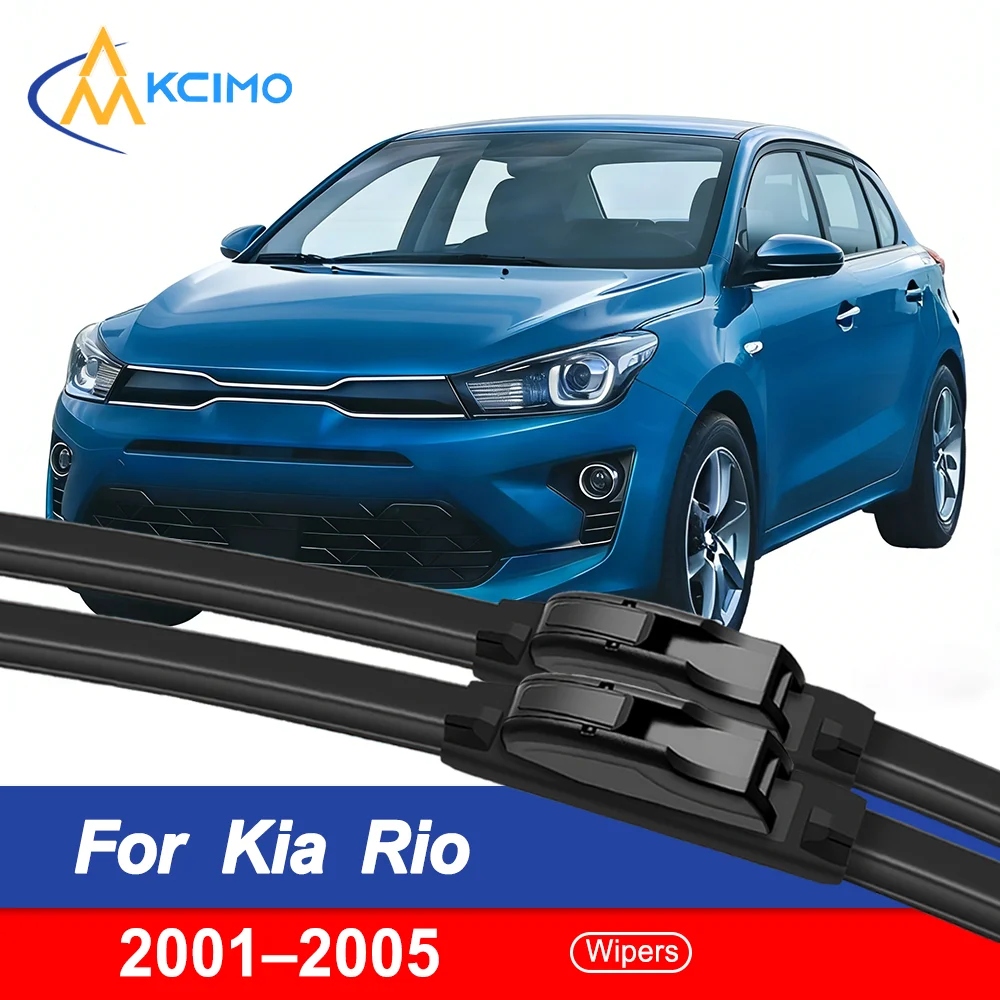 

Compatible for Kia Rio 2001-2005 Wiper Blades, All-Season Replacement Automotive Windshield Wipers 2PCS