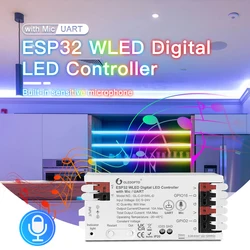 GLEDOPTO ESP32 WLED LED Controller Mic UART Download Music Sound Dynamic RGB DIY WiFi WS2811 WS2812 SK6812 TM1814 WS2813 WS2815