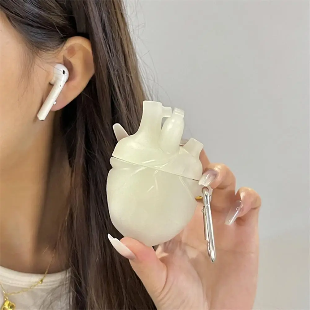 3d Liquid Silica Gel หูฟัง 3d Liquid Silica Gel Heart หูฟังสําหรับ Airpods Pro 2/3 Anti-drop หูฟังไร้สาย
