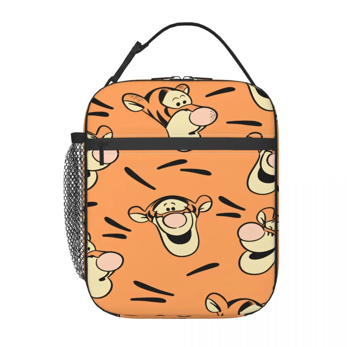 Winnie The Pooh Tigger Lunch Bag For Child Graphic Lunch Box Casual Cooler Bag Portable Insulated Waterproof Thermal Lunch Bags