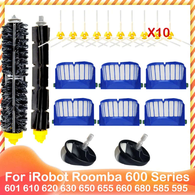 For iRobot Roomba 600 700 620 630 650 660 760 770 780 790 Vacuum Main Side Spin Brush Roller Cleaner Spare Parts Accessories